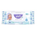 HAPPY AQUA CARE vlhčené obrúsky 56 ks.