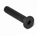 Skrutka M5x55mm - plochá imbusová hlava - 10 ks, čierna