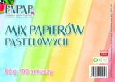 FAREBNÝ KOPÍROVACÍ PAPIER 80 G A4 MIX PASTELOVÝCH FARIEB