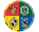 Jednorazové papierové narodeninové taniere HARRY POTTER PARTY 8 ks, 23 cm