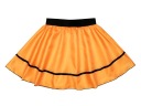 Elastická sukňa, oranžový outfit, 40 cm