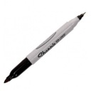 PM DUO MARKER OBOJSTRANNÝ UNIVERZÁLNY PRE RÔZNE POVRCHY SHARPIE ČIERNA