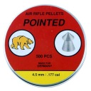 Guľôčky do vzduchovej pištole špicaté, hladký hrot, 0,57 g, kal 4,5 mm, 500 sekúnd