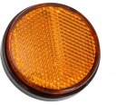 REFLEXNÝ okrúhly ORANŽOVÝ MOTOCYKEL ROMET WSK MZ