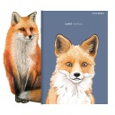 Kockovaný zápisník s okrajom A5 TOP-2000 SWEET ANIMAL 60 listov