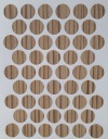 Čiapky na nábytok samolepiace 14mm - borovica Coco Bolo (1487) - 50 ks.
