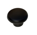 Nábytková kľučka G1 Gombík 34mm Matt Black + skrutky