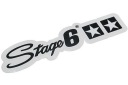 Nálepka Stage6 140x35mm, čierna