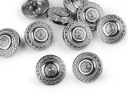 KOVOVÝ GOMBÍK 18 mm grafit