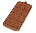 SILIKÓNOVÁ FORMA NA MINI ČOKOLÁDU ČOKOLÁDOVÁ TABUĽKA PRALINE ĽADOVÁ