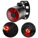 VÝKONNÉ LED ZADNÉ BICYKLE SVETLO, okrúhle, VODEODOLNÉ