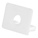 Krytka na profil Master LED PVC GK Glaze s otvorom