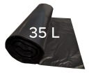 LDPE vrecia na odpadky STRONG čierne 35L 50 ks