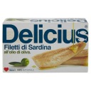 Delicius Filety sardiniek v olivovom oleji 120 g