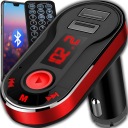 FM BLUETOOTH VYSIELAČ MP3 NABÍJAČKA 2XUSB SD LCD