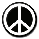 CND Peace Symbol Pins špendlík na batoh na oblečenie s potlačou