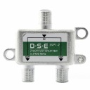 SAT TV ANTENNA splitter 1x2 DSE SSP1-2 5-2400MHz