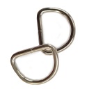 KOVOVÝ POLOKRUH 20mm STRIEBORNÝ, 2 ks