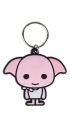 Značková kľúčenka Harry Potter Dobby Chibi gumená kľúčenka