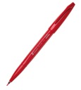 BRUSH Pentel Sign Pen SES15 RED popisovacie pero