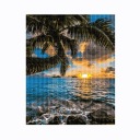 Diamantové vyšívanie Diamant 30x40cm dlaň DPX-14397