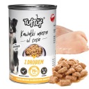 TUF TUF Krmivo pre psov KUSY V Omáčke Hydina 415g
