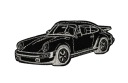 NÁPLATA TERMO PORSCHE 911 APLIKÁCIA 10x5 cm