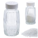Nádoba na soľ, korenie, korenie, soľ, biela, 50 ml, soľnička