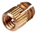 10x M4 x 8 mm mosadzný dilatačný spoj pre madlá