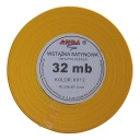 Saténová stuha 6mm ŽLTÁ 8012 32mb
