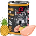 Alpha Spirit Mokré krmivo pre psov kura s ananásom 400 g kura