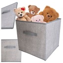 ORGANIZÁTOR ŠATNÍKA na prikrývky, textilný botník 31x31x31cm s rúčkou