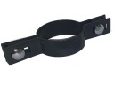 Antracitová priechodka pre kruhový stĺpik, priemer 60 mm, priemer panelu 6 mm