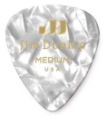 Trsátko Dunlop 483R04MD CELLULOID MEDIUM gitarové - PEARL WHITE