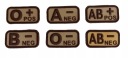 JTG - 3D Patch - Krvná skupina 0- (neg) - Púšť