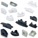 Krytka na ALU PVC profily pre LED mix, 1 ks