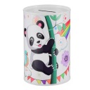 KOVOVÁ CAN PANDA BEAR PRASIATKA 7,5x10,5CM