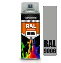 AKRYLOVÝ LAK V SPREJ RAL 9006 STRIEBORNO SIVÁ