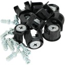 SET 10 SET Excentric CONNECTOR nábytok excentrický čierny VB 35 / 19 + čap