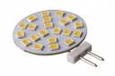 G4 LED žiarovka 12V DC SMD 5W plochá/platnička NEUTRAL