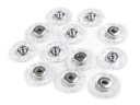 Kovové západky pr. 18mm TRANSPARENT 1 kus