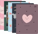 A5 LINED COLOR zošit 32 listov Interprint MIX x5