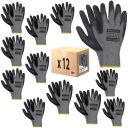 Pracovné rukavice DRAGO LATEX 12 párov XL