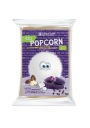 Modrý kukuričný popcorn s bambuckým maslom a sódou