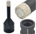 DIAMANTOVÁ OTVOROVÁ PÍLKA NA POKRÉTOVÉ KAMENE VŔTAČKA NA PURKOVÉ DIAMANTOVÉ OTVOROVÉ PÍLY 10mm