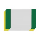 Obal na zošity A5, priehľadný krištáľ, 5 kusov
