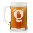 Pivný krígeľ s gravírovaním Darček k narodeninám pre muža, otca, dedka, 500 ml