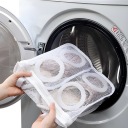 SIEŤOVÁ TAŠKA NA OBUV KAPACITA TAŠKA NA OBUV SO Zipsom, BIELA