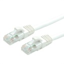 LAN UTP Cat.6A RJ45 sieťový kábel, biely, 1 m