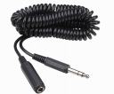 SPIRAL predlžovací kábel veľký jack 6,3 stereo 5m káblová zásuvka (1185a)
